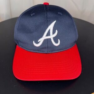 OC Sports Atlanta‎ Braves Youth Hat MLB Baseball Cap Red Blue Embroidered A